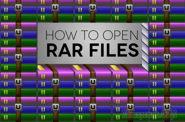 Hvordan åpne en rar-fil - alle mulige måter